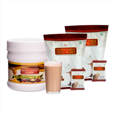Nutricharge Gainer and Cocoa ProDiet Doy